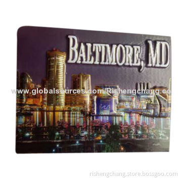 Polyresin refrigerator magnets with nice images, can decorate customer's department more sweet